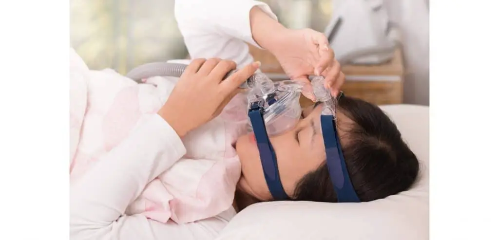 How do you fall asleep with a CPAP mask